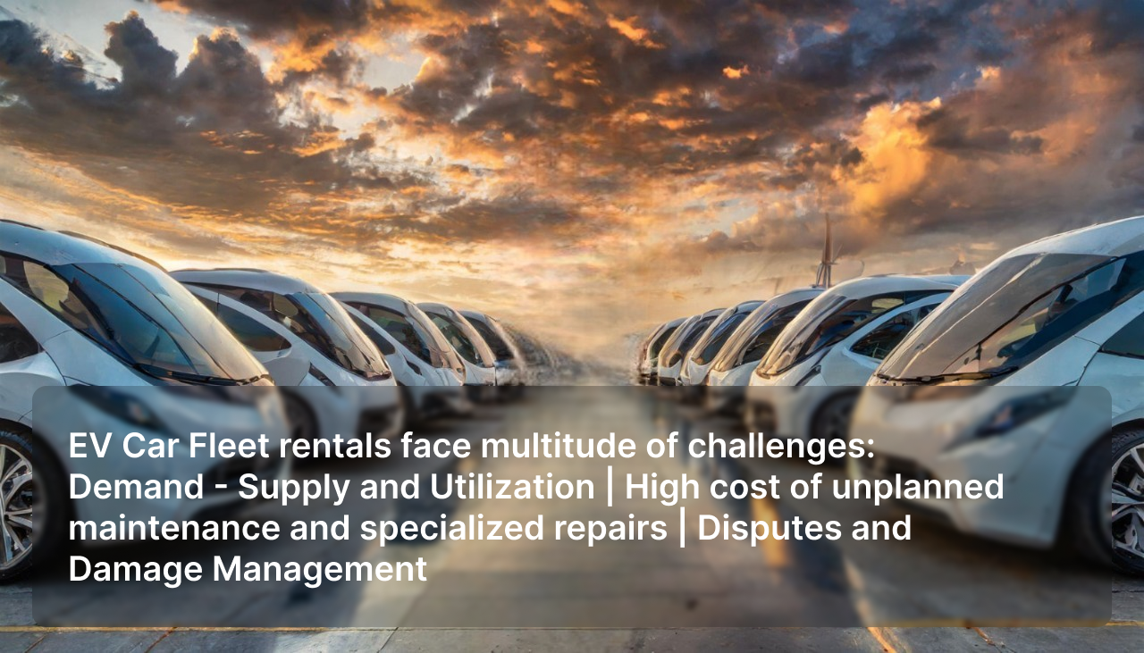 Electric vehicle fleet management overview
