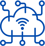 Connect data in real time icon